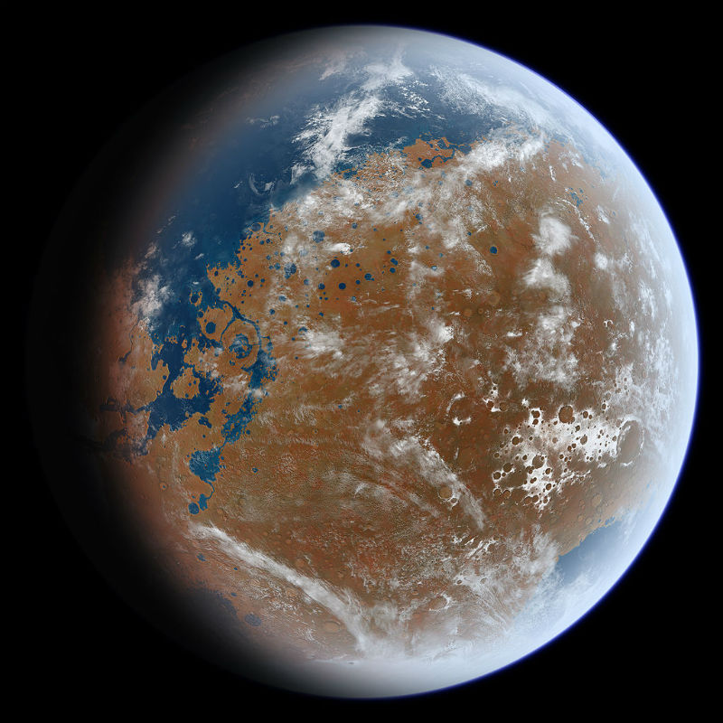 Marte era ricoperto di oceani, lo conferma studio Nasa